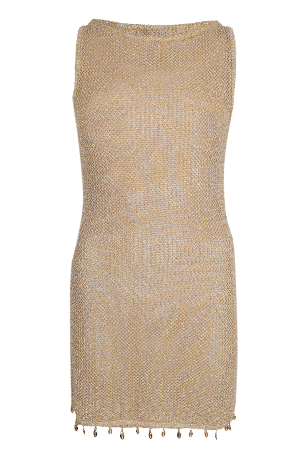 Load image into Gallery viewer, Ariya Mini Dress Gold
