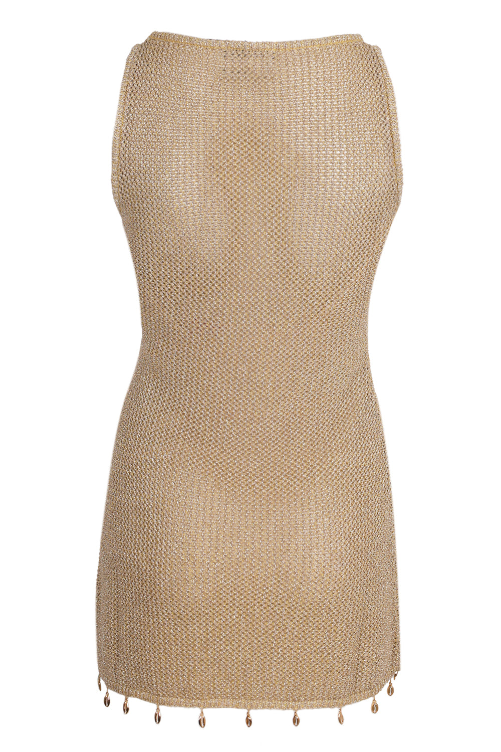 Load image into Gallery viewer, Ariya Mini Dress Gold
