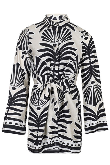 Arlette Sleeved Mini Dress Brodie Sand