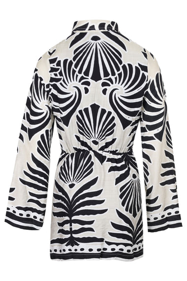Arlette Sleeved Mini Dress Brodie Sand