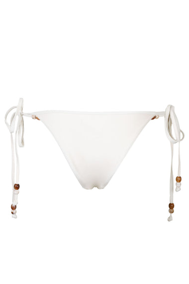 Aruba Side Tie Bikini Bottom Ivory