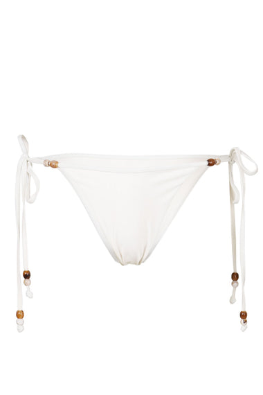 Aruba Side Tie Bikini Bottom Ivory