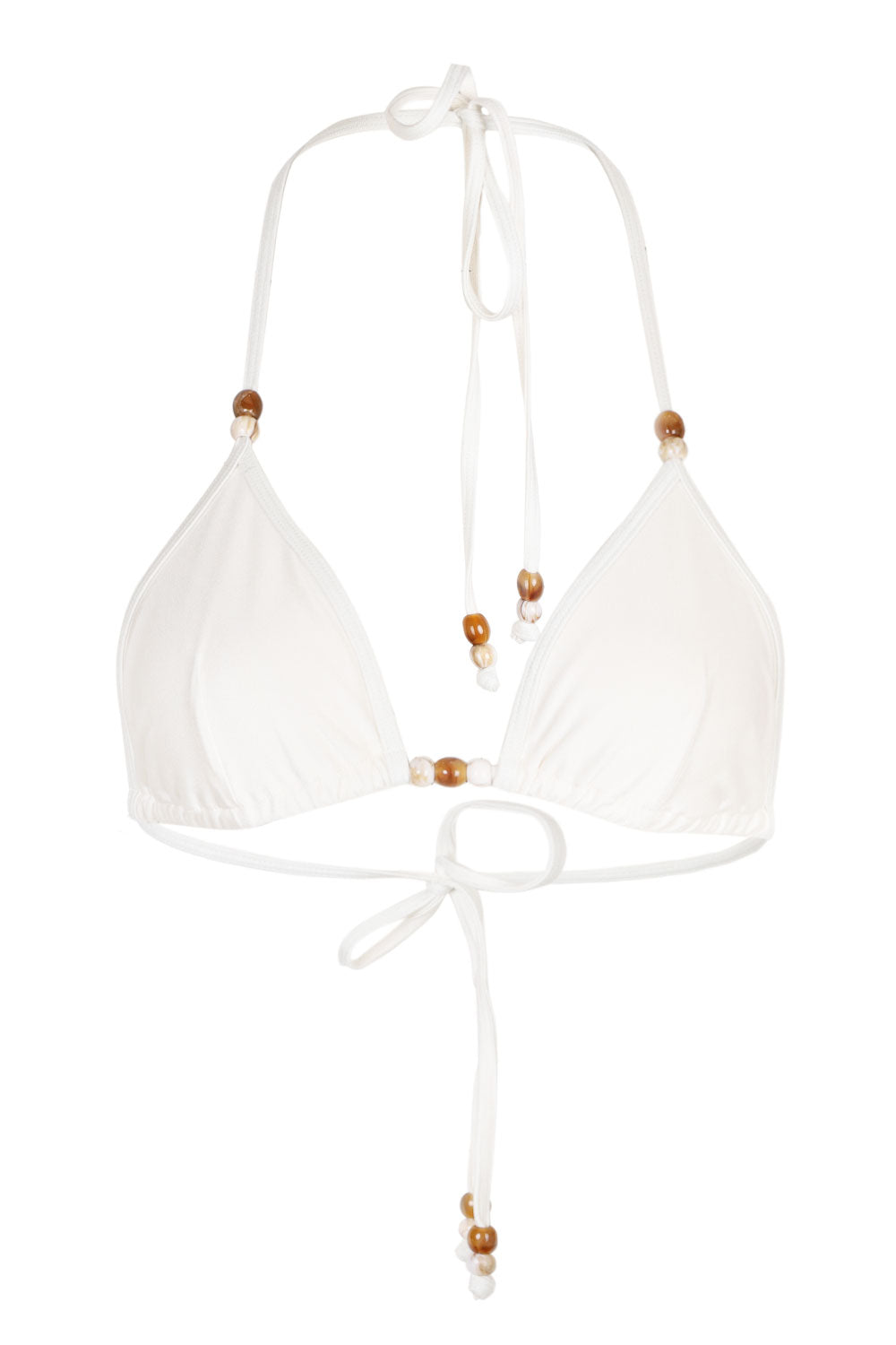 Load image into Gallery viewer, Aruba Triangle Bikini Top Ivory
