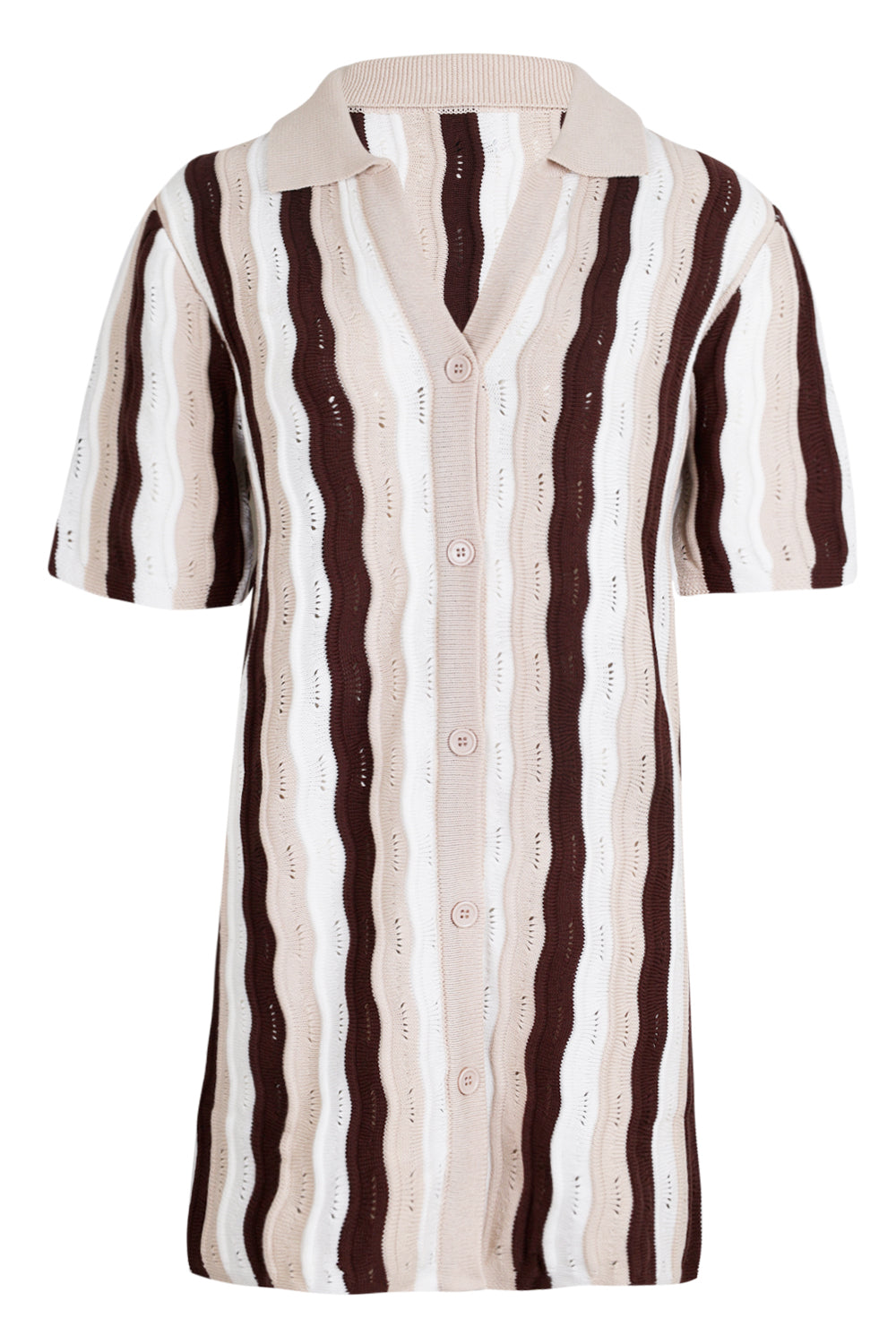 Load image into Gallery viewer, Blanche Mini Dress Choc Multi
