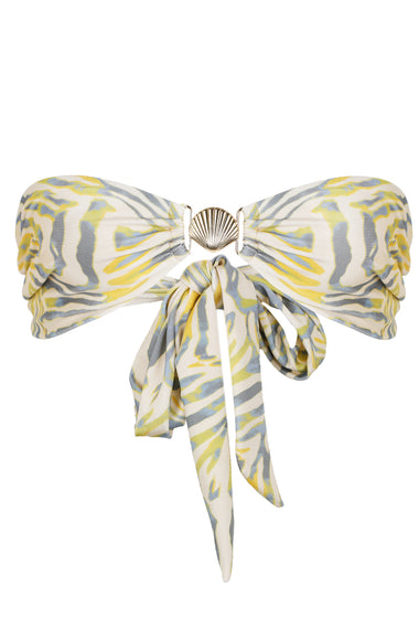 Brazil Bikini Top Sivella Print