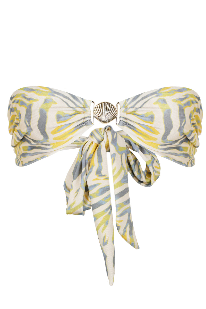 Brazil Bikini Top Sivella Print