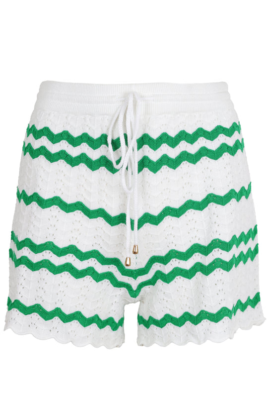 Caprice Short White/Green