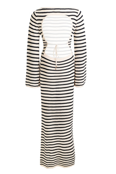 Cherie Knit Maxi Dress Sand/Black