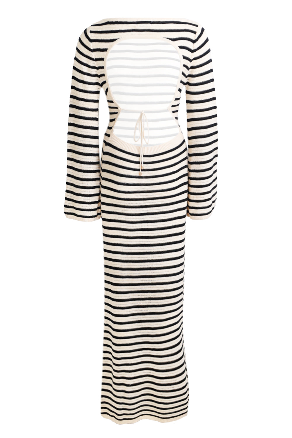 Load image into Gallery viewer, Cherie Knit Maxi Dress Sand/Black
