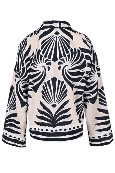 Clementine Sleeved Top Brodie Sand
