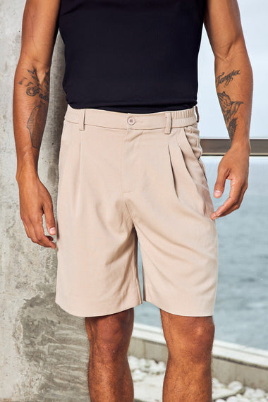 Damon Tailored Shorts Sand