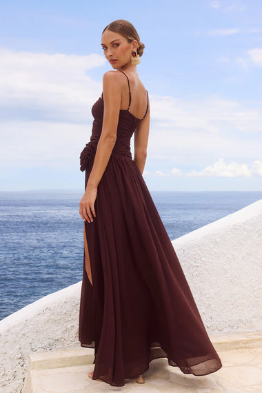 Danika Maxi Dress Chocolate