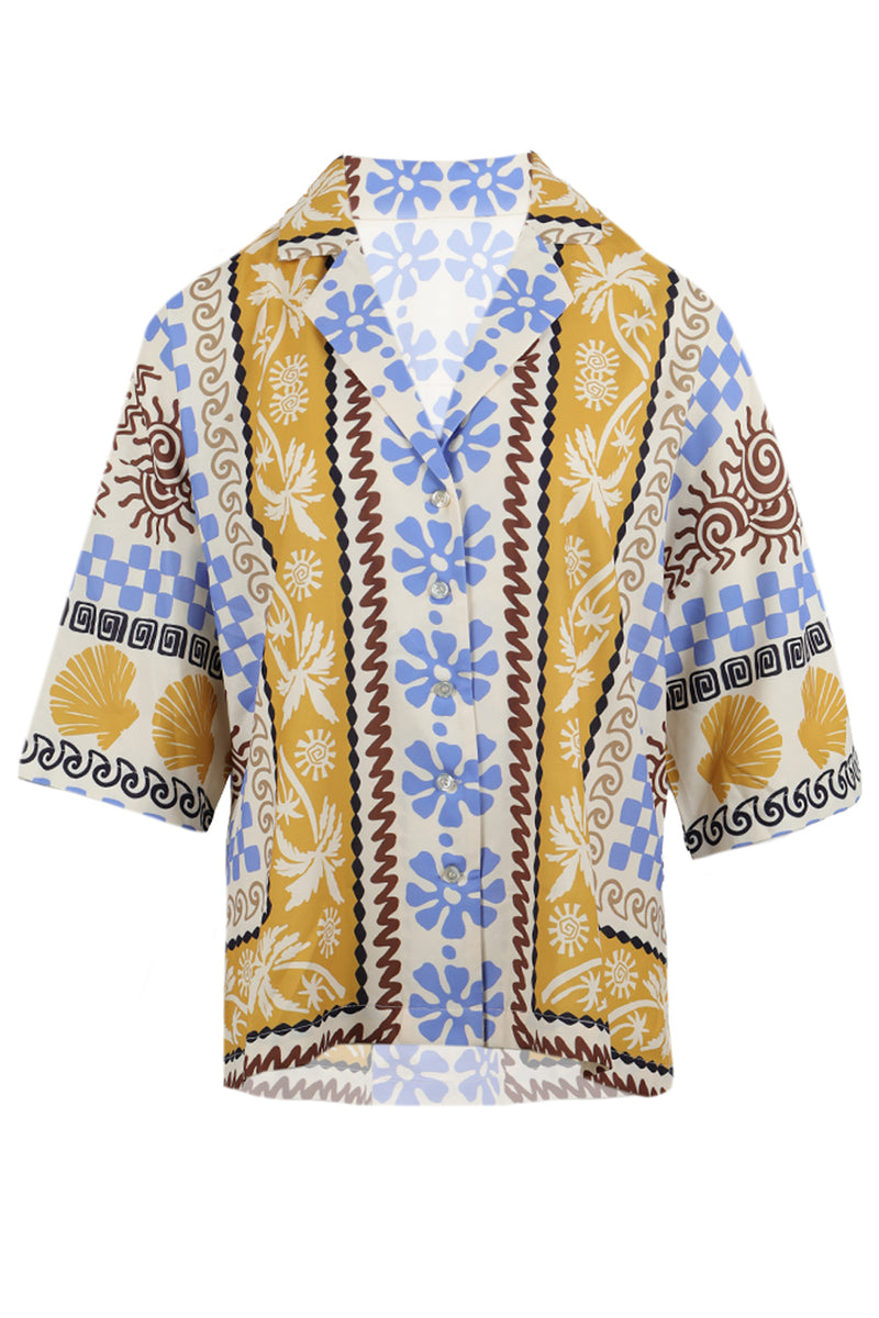 Daze Shirt Vory Print