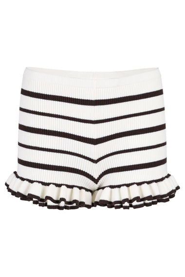 Donna Knit Hot Short Cream/Chocolate