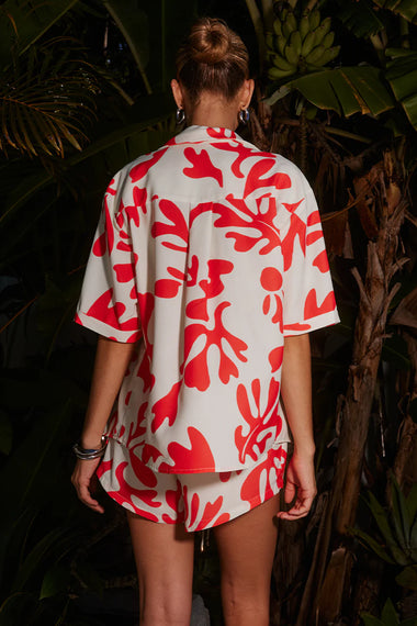 Enya Short Orange Botanica - Shorts