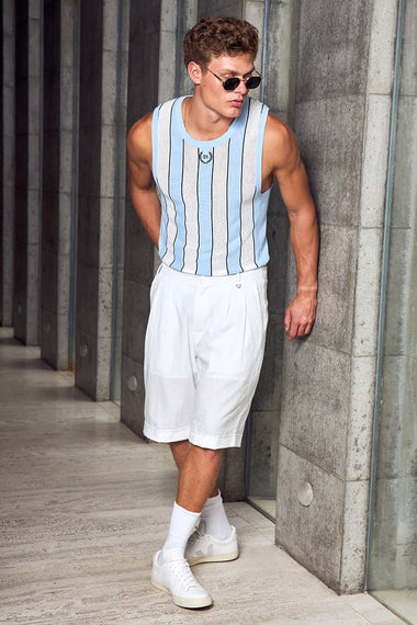 Finley Tailored Shorts White