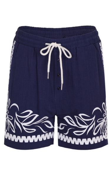 Florian Short Blue/White