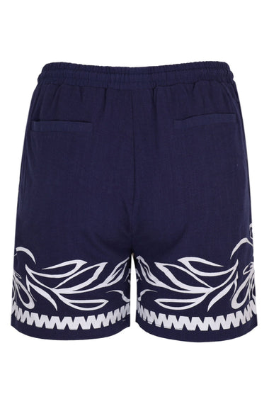 Florian Short Blue/White