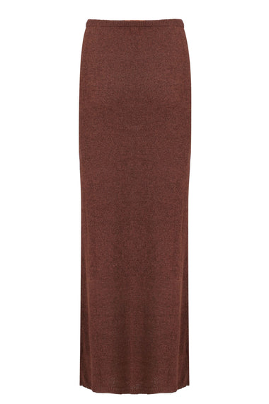 Gemini Fishtail Maxi Skirt Chocolate