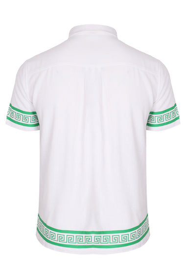 Jacob Shirt White/Green