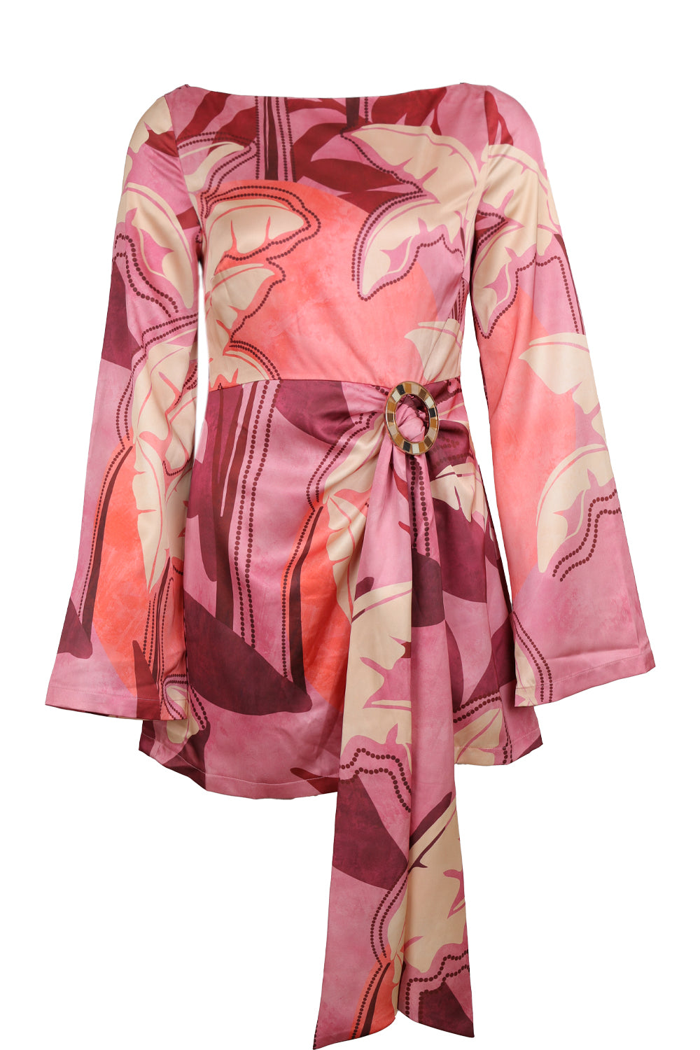 Load image into Gallery viewer, Kaeli Long Sleeve Mini Dress - Kaeli Berry
