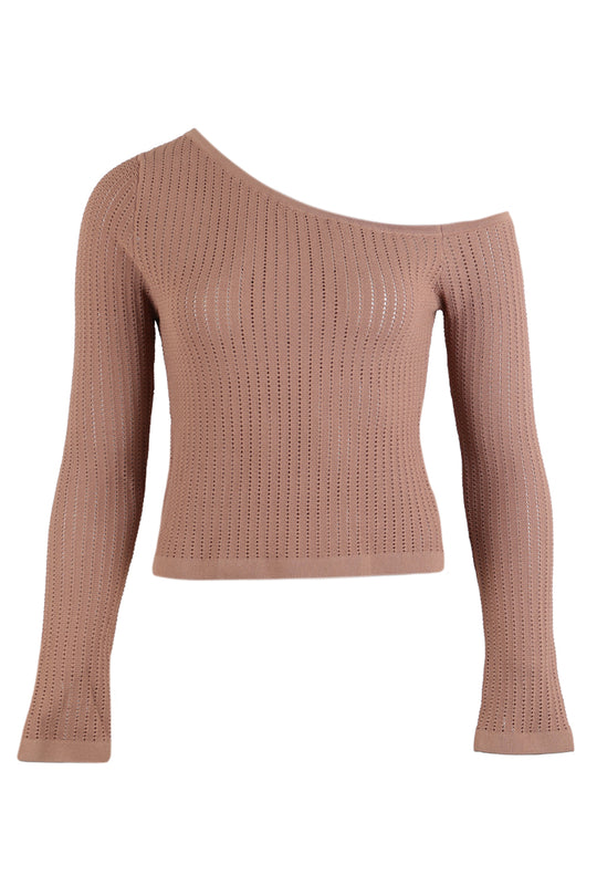 Load image into Gallery viewer, Katanya Long Sleeve Top Mocha
