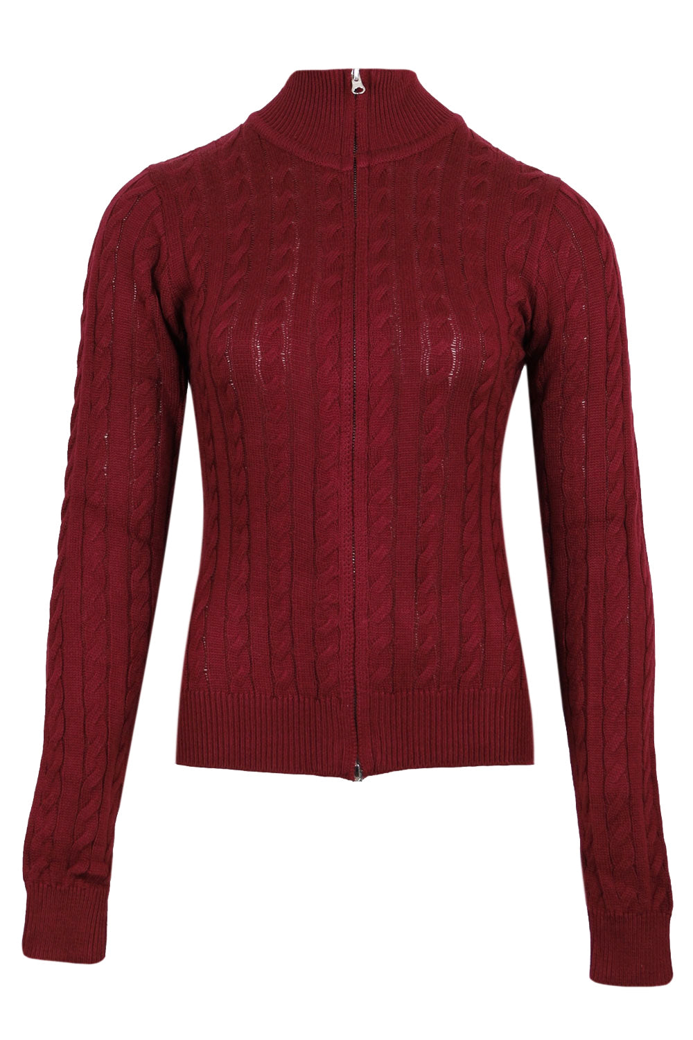 Load image into Gallery viewer, Katarina Long Sleeve Knit Top Black Cherry
