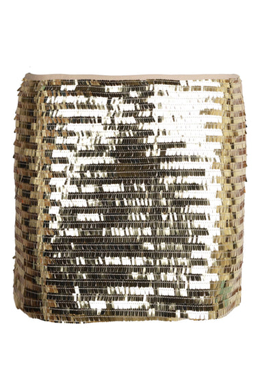 Kerrie Sequin Mini Skirt Gold