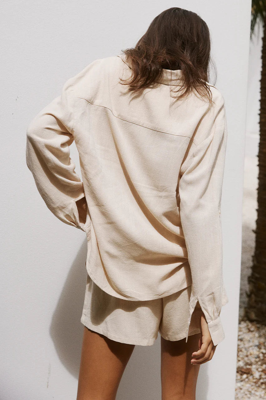 Load image into Gallery viewer, Kiana Shirt Sand - Top
