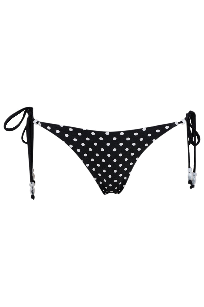 Lia Bikini Bottom Black Polka