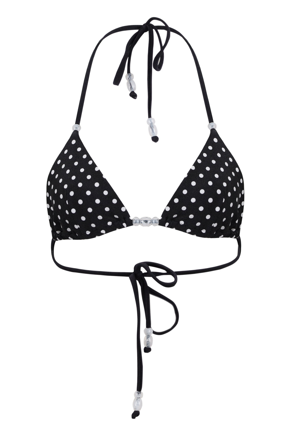 Load image into Gallery viewer, Lia Bikini Top Black Polka
