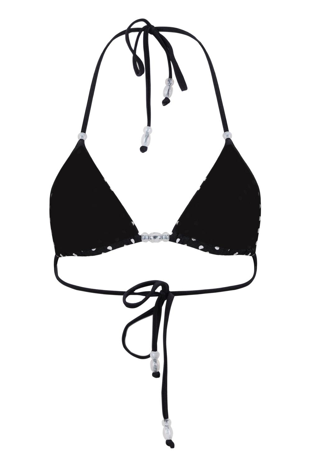 Load image into Gallery viewer, Lia Bikini Top Black Polka
