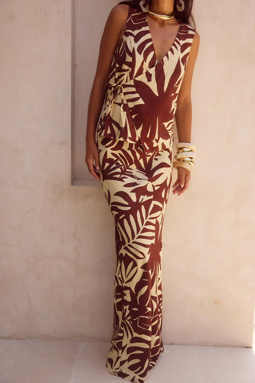 Load image into Gallery viewer, Matelo Maxi Skirt - Matelo Print
