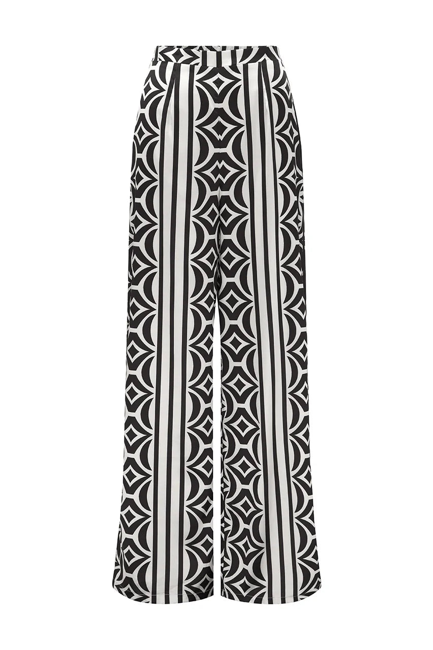 Milani Relaxed Satin Pant Alara Black