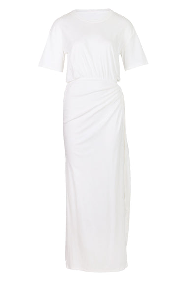 Mona Cut Out Maxi Dress White