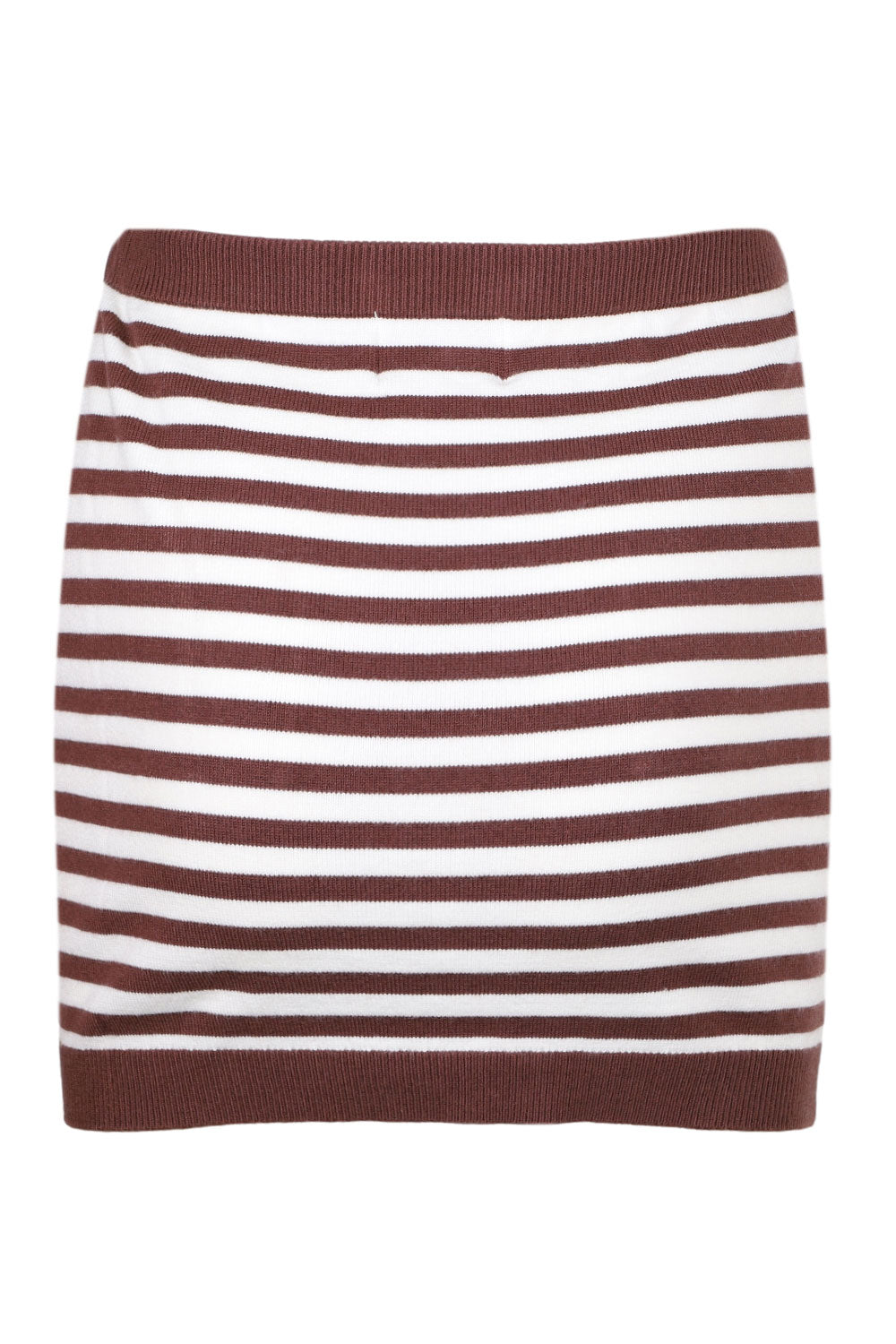 Load image into Gallery viewer, Noemi Mini Skirt Choco Stripes
