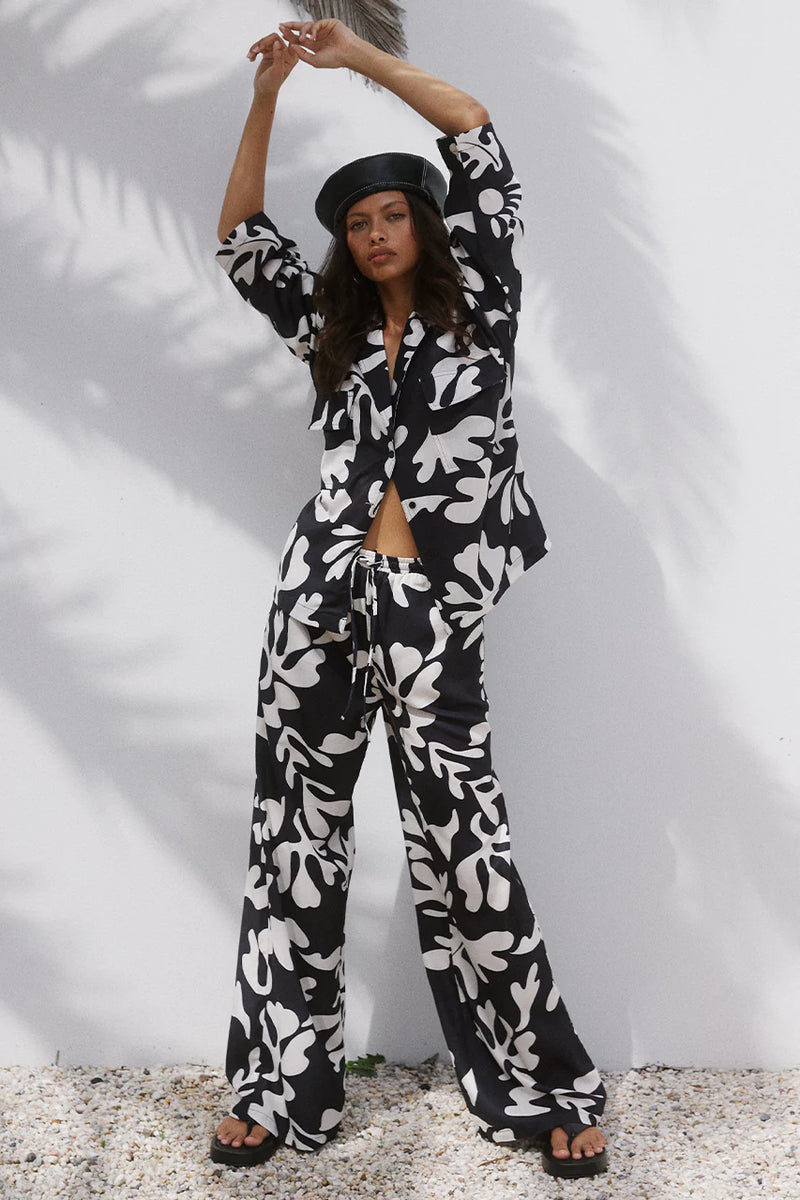 Nuovo Pant Black/Sand