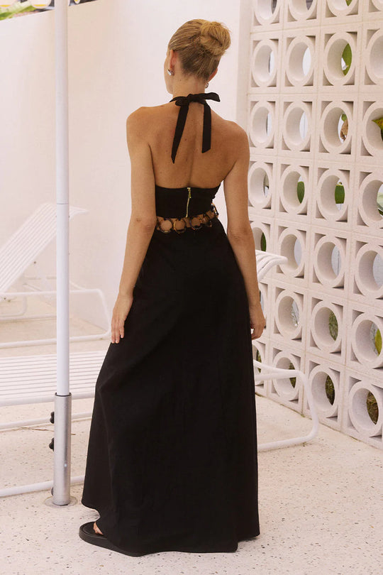 Rafina Maxi Dress Black - Dress
