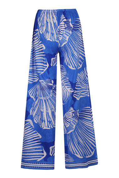 Rileigh Wide Leg Palazzo Pant Shellie Blue