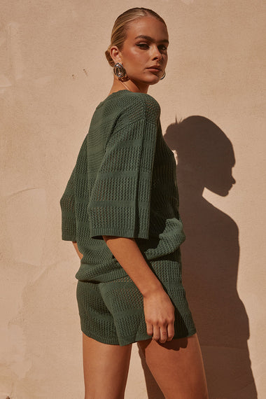 Samia Top Olive - Top