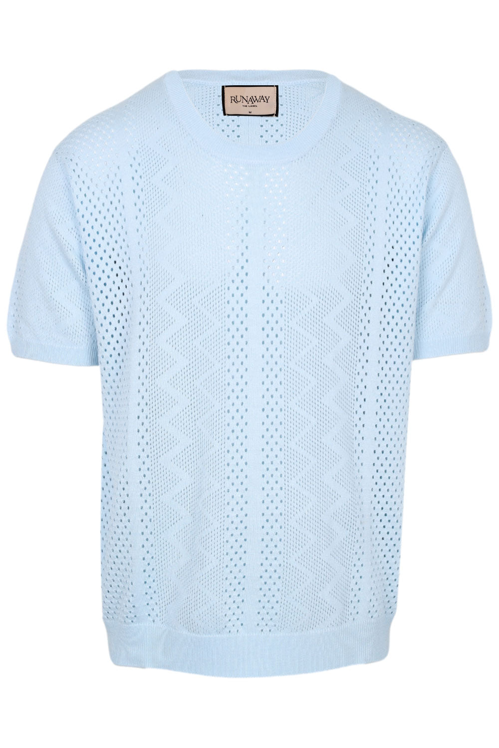 Load image into Gallery viewer, Sander Short Sleeve Knit Top Sky Blue
