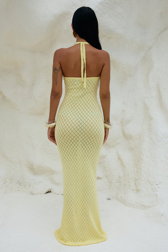 Simi Maxi Dress Lemon - Dress