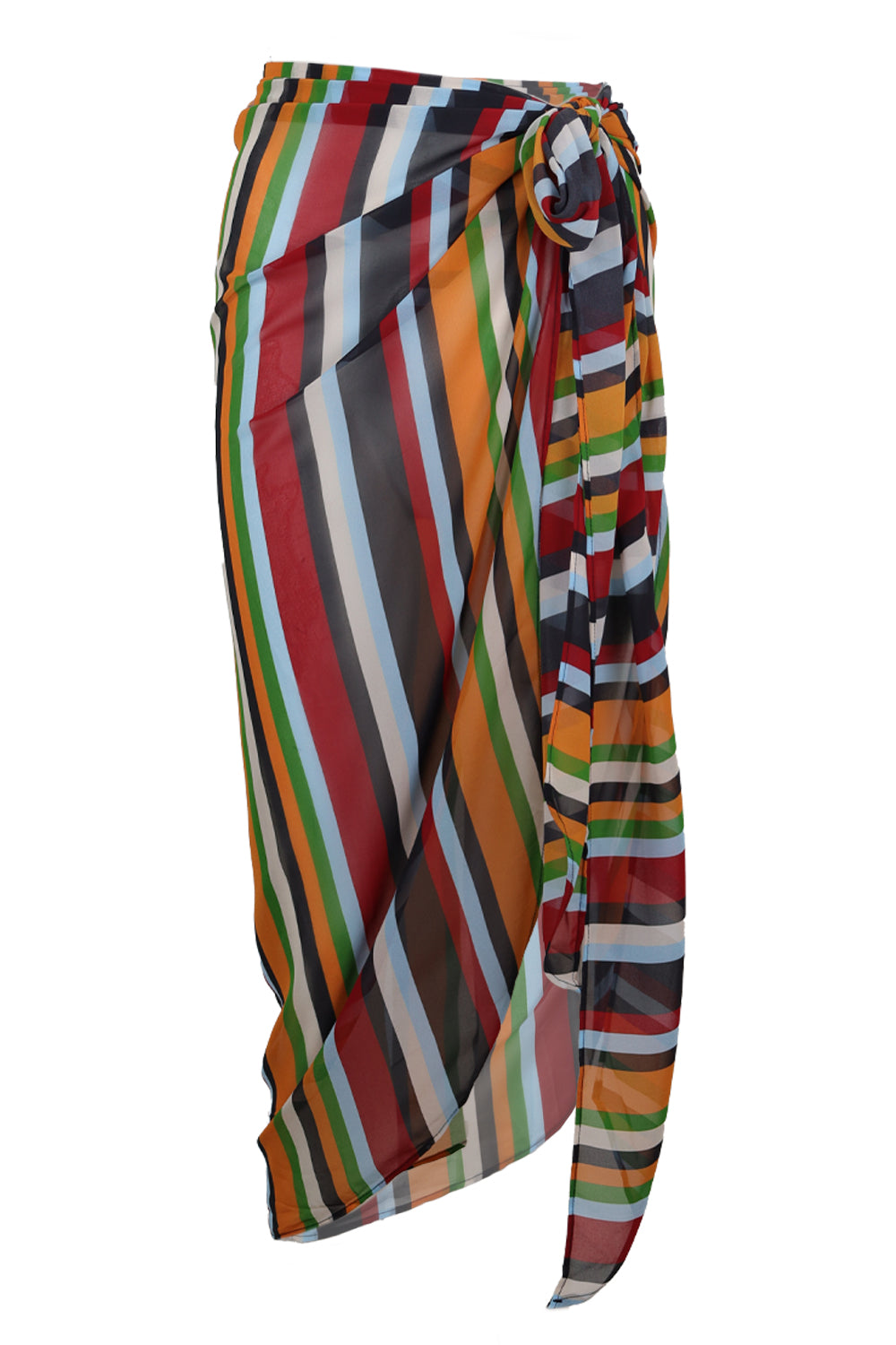 Load image into Gallery viewer, Xyla Front Tie Maxi Skirt - Xyla Stripe
