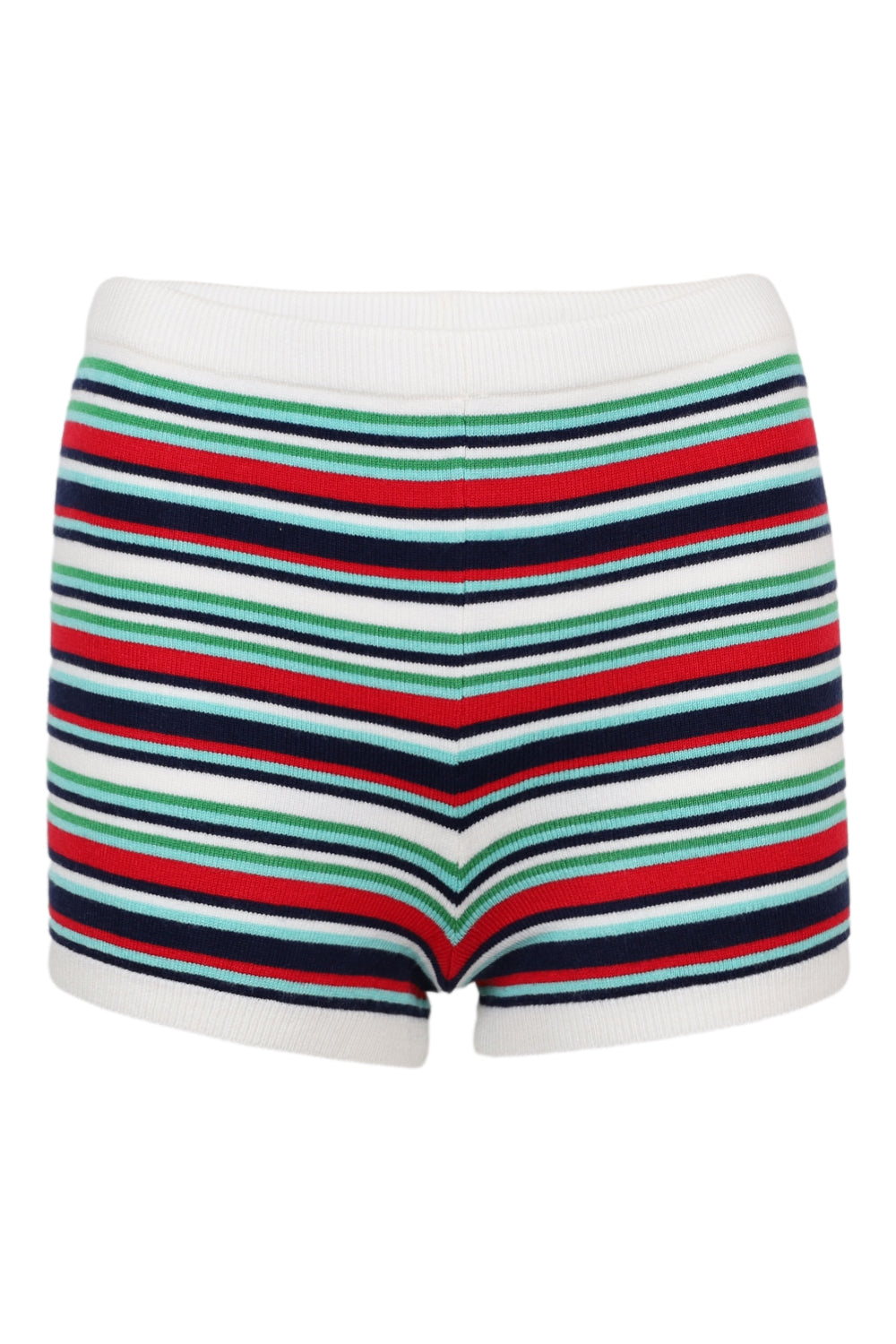 Load image into Gallery viewer, Xyla Low Waist Knit Hot Shorts - Xyla Stripe
