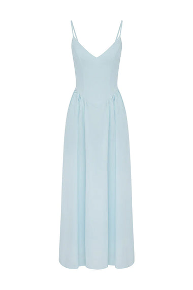 Zephy Maxi Dress Sky Blue