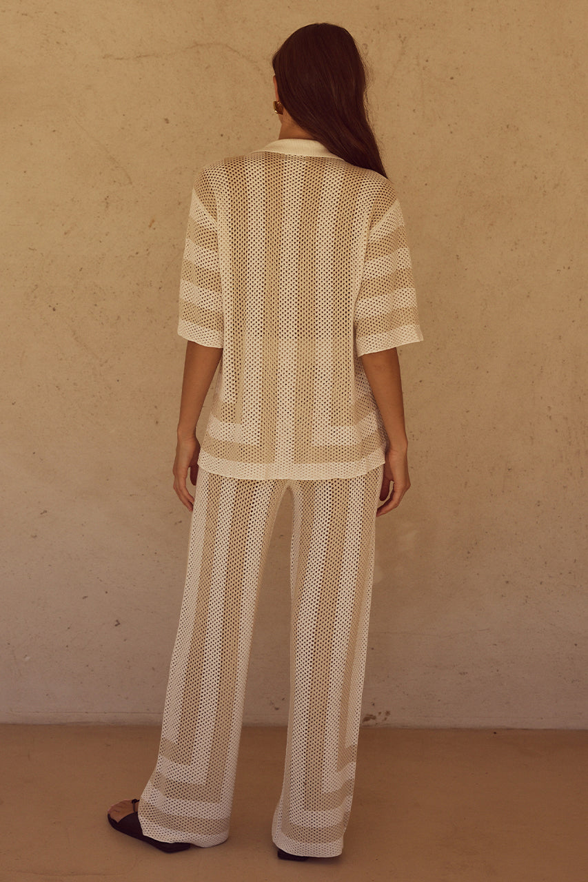 Load image into Gallery viewer, Ziggy Pant White/Sand - Bottoms
