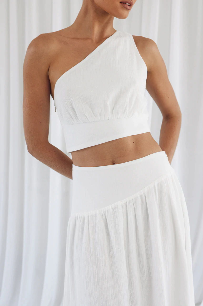 Freya Maxi Skirt White