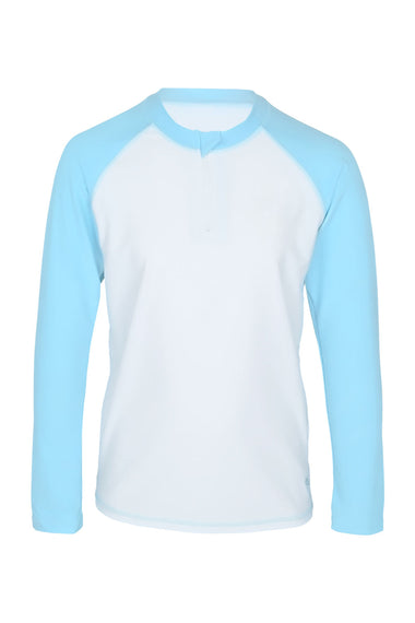 Blue Rashguard w/ Water Appearing Fabric