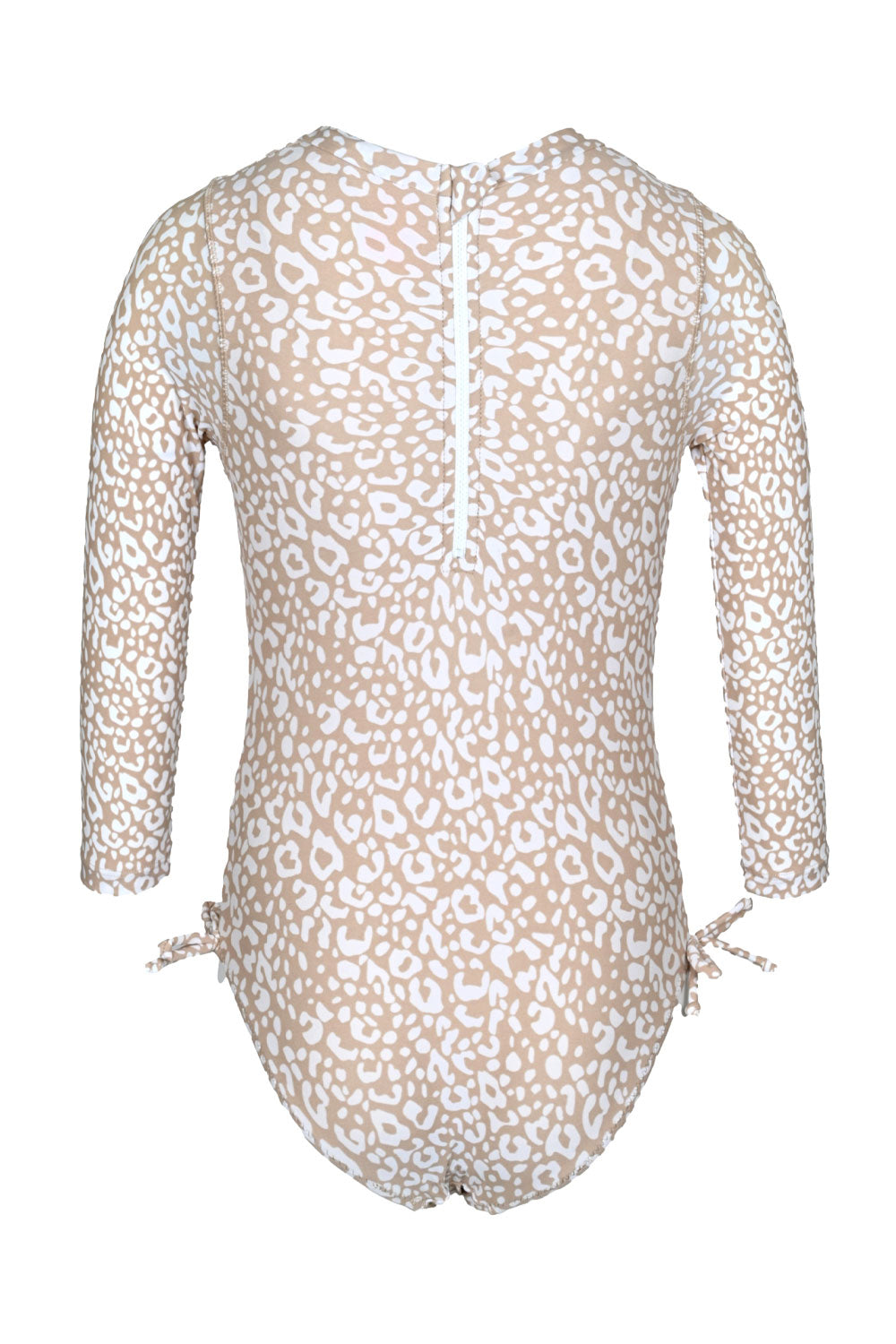 Load image into Gallery viewer, Ditsy Leopard Girls Long Sleeve One Piece &amp;amp; Tutu Swim Set
