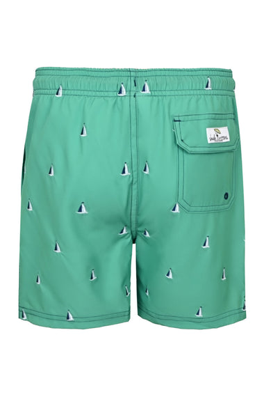 Green Sails Boys 4 Way Stretch Swim Trunks